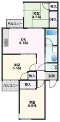 ハイツキュービックの物件間取画像